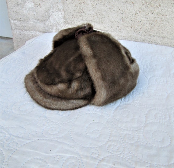 Vintage Swedish Hat, faux fur hats, Sweden winter… - image 1