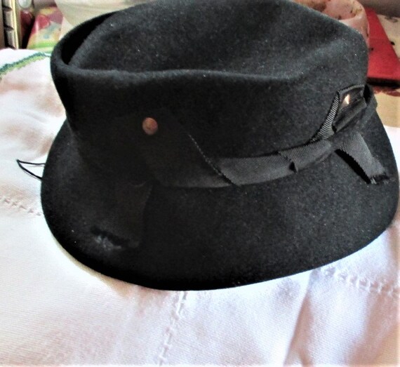 French Hat Black Hats Handmade Hats - Etsy