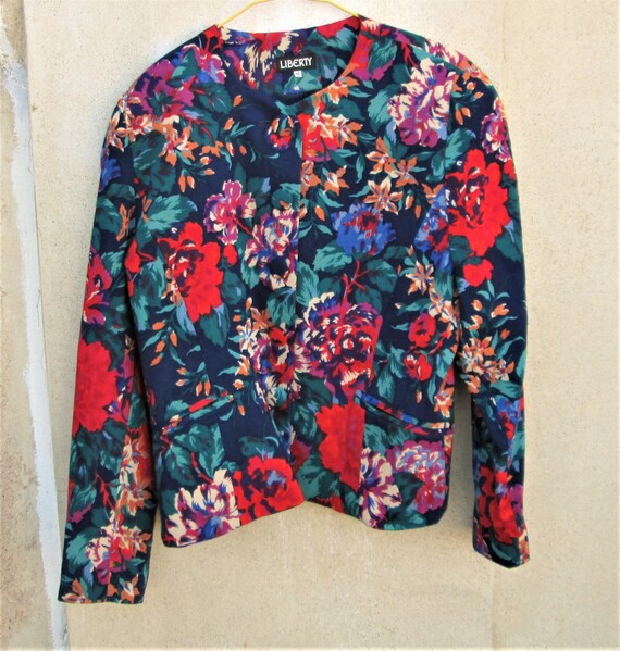 Vintage LIBERTY OF LONDON Jacket, designer clothin
