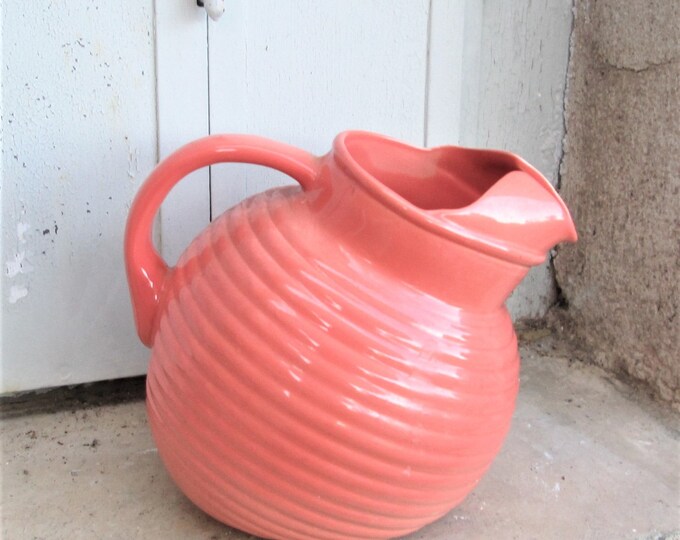 Vintage English Pitcher, 1930's Pottery, English Pottery, Art Deco