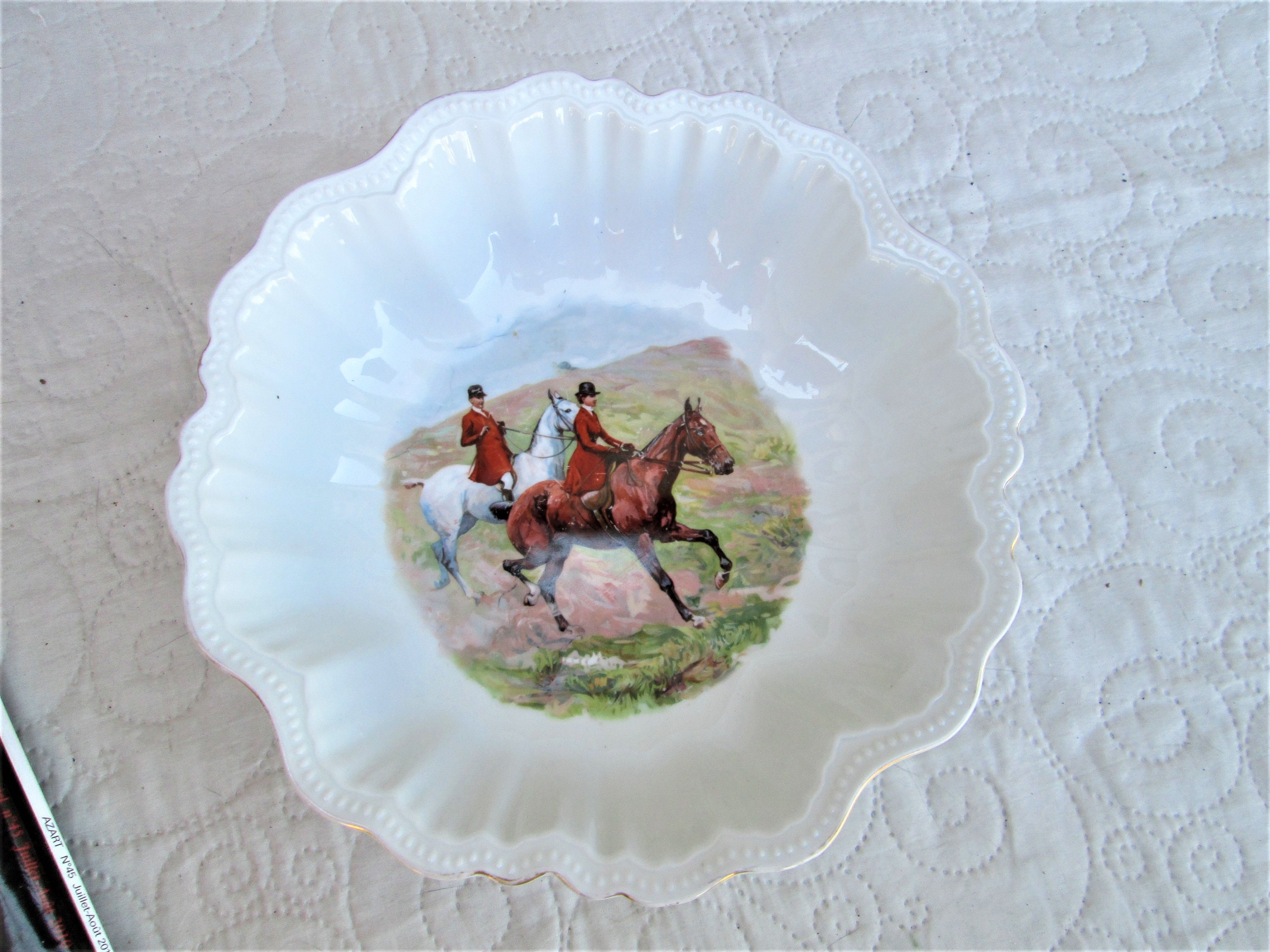 Porcelaine Tchécoslovaques, Bols en Porcelaine, Les Collectionneurs de Cheval, Bols,