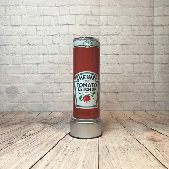 20oz Ketchup Skinny Tumbler Gift Tumbler Sublimation Tumbler Etsy