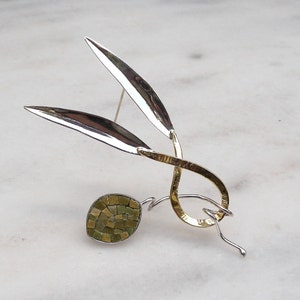 Handmade Olive Branch, Olive Branch Brooch, Custom made jewelry, For Women, For Men, Green Olive Pin, Fruit Jewellry, Beaded Accessory