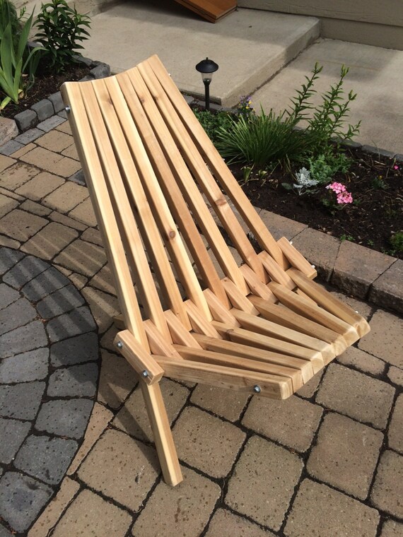 Wooden Folding Deck Patio Chairs Unfinished Etsy