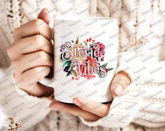 Stevie Vibes Floral SVG PNG (Digital Download)