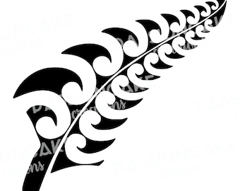 Aotearoa Koru Fern NZ Design SVG PNG - Digital Download - New Zealand, Flower, Native, Cricut, Silhouette Cameo