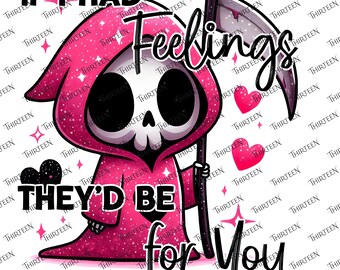 Skeleton Valentines SVG, Funny Love Quote, Print & Cut Files (Digital File)
