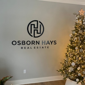 Laser Cut Business Logo - Floating Pieces - Wall Mounted Logo Sign - Custom Laser Cut Wall Art - Totally Custom - Bring Your Logo To Life