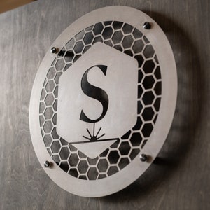 Large Custom Business Logo Sign - Metal Cut Steel Sign, Outdoor Metal Sign, Commercial Metal Sign, Custom Business Wall Art Sign Made in USA