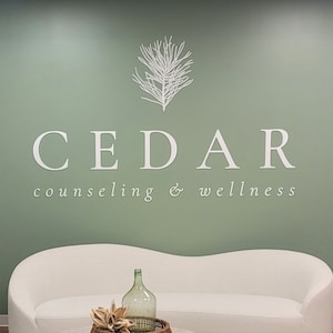 Custom 3D Acrylic Logo Sign: Laser Cut Wood Office Reception Wall Decor Personalized Business Sign Easy Install Made in USA image 9