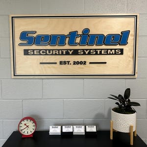 Wood Mounted - 3D Logo Sign - Top Seller - 5 Star Review - Elevate your space