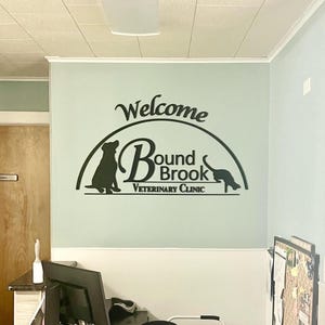 Wall Mounted - Custom Laser Cut Business Logo - Floating Pieces - Wall Mounted Logo Sign - Custom Laser Cut Wall Art - Adhesive Backed