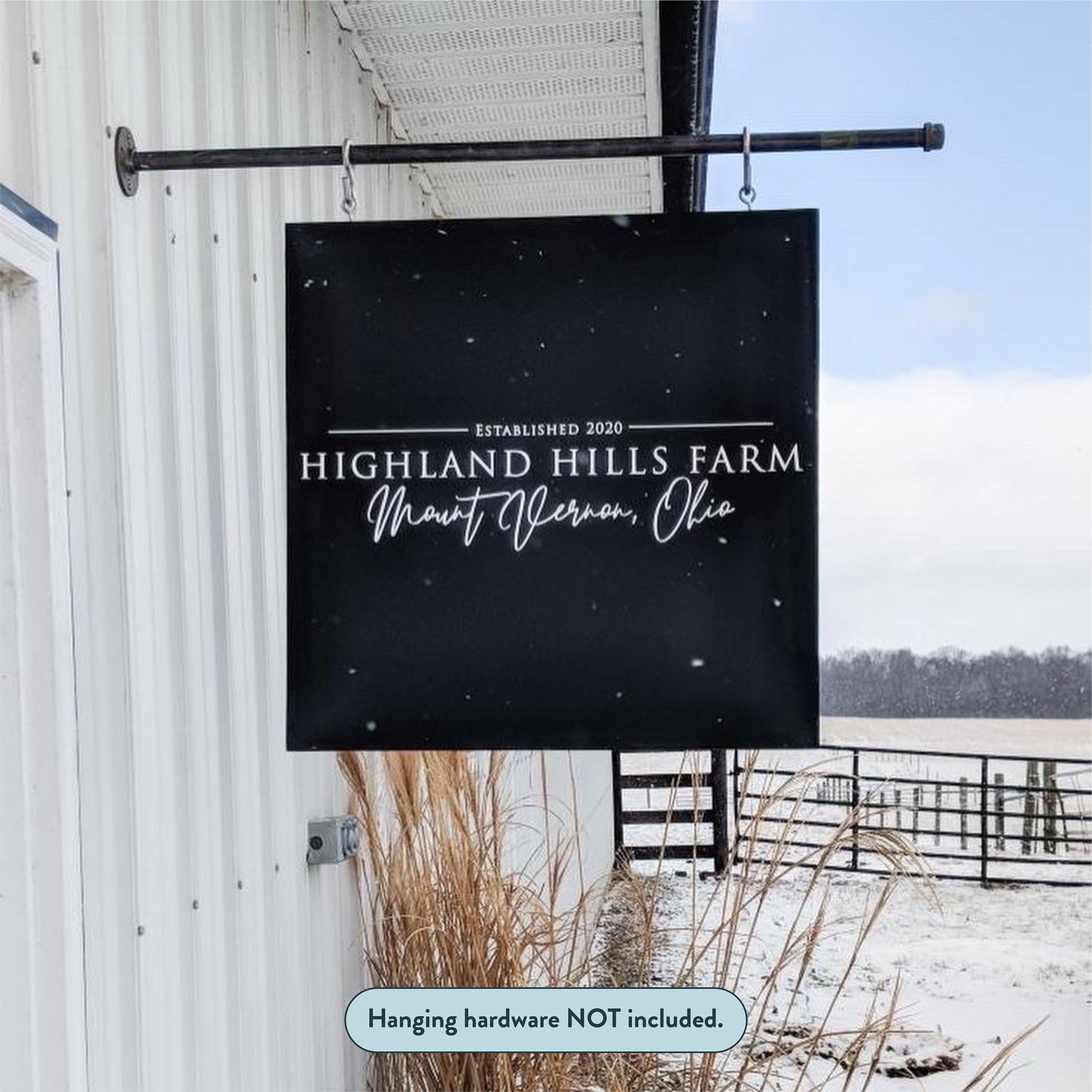 Double Sided Outdoor Business Sign: Custom 3D Acrylic Logo - Etsy