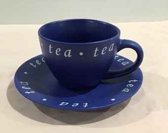 Blue Tea Cup, Unknown Maker