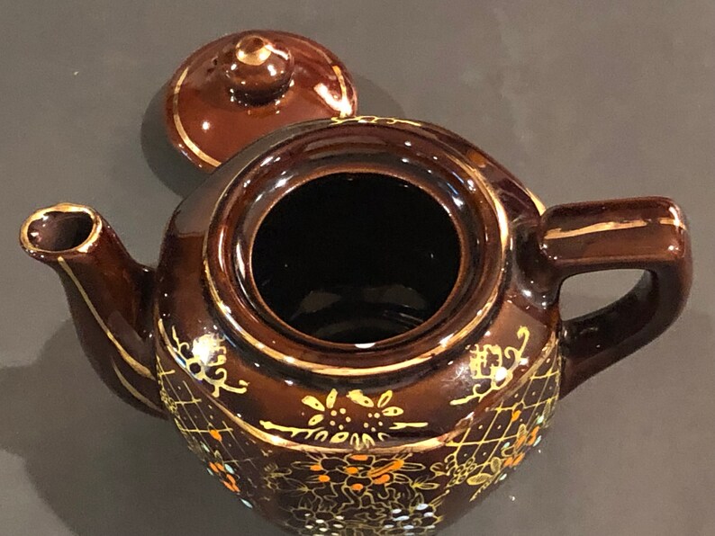 Brown Teapot Made in Japan 12 Oz Teapot Etsy