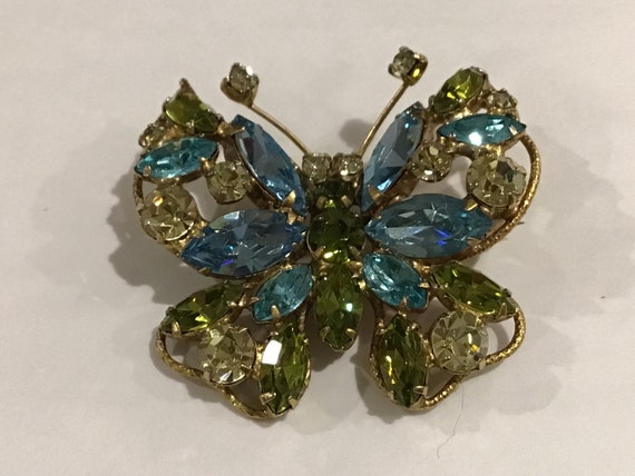 Regency Butterfly Brooch - image 1