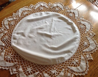 Vintage Hand Made 24" Tablecloth