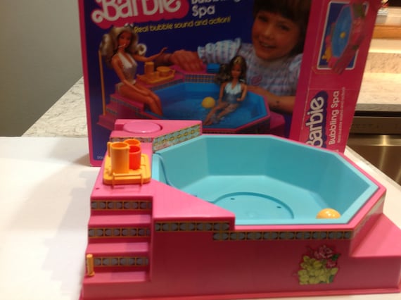 barbie bubbling spa 1983