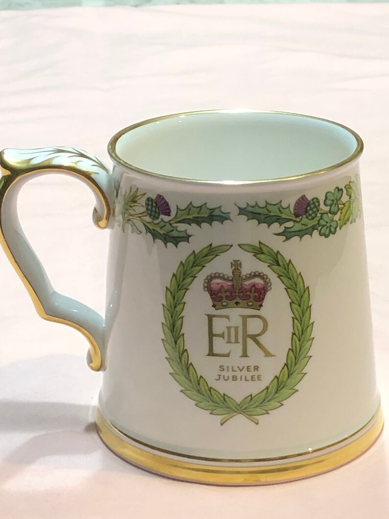 Silver Jubilee Mug 19521977 Spode Bone China England Etsy