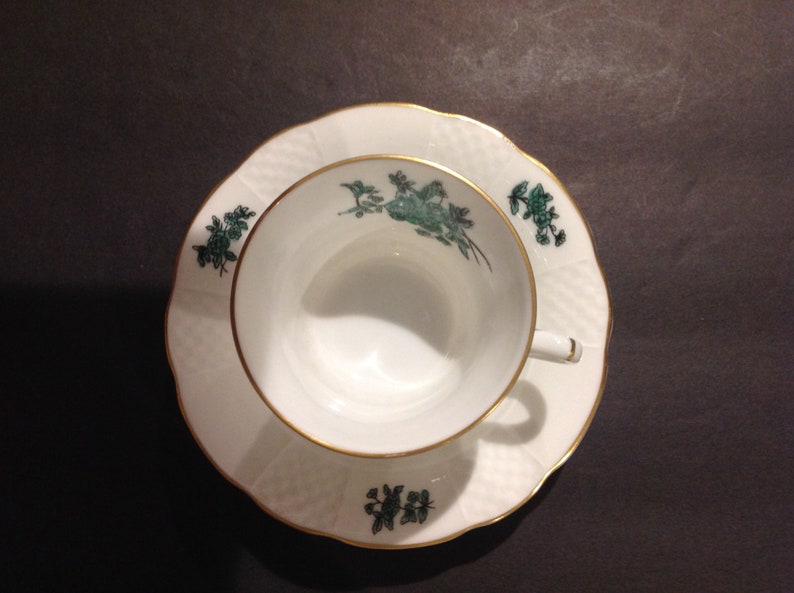 Vista Alegre Demitasse Cup and Saucer made in Portugal Via8 Pattern