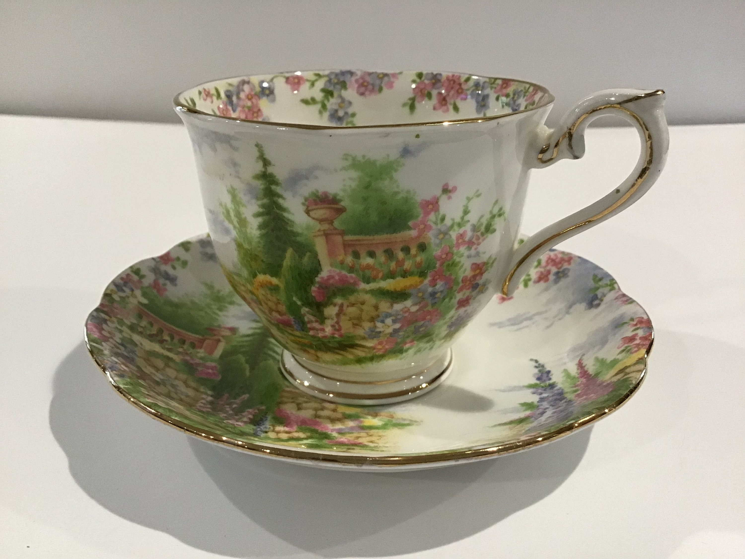 Royal Albert Kentish Rockery Tea Cup and Saucer - Etsy