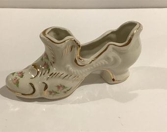 Crown Staffordshire China Shoe, Made in the USA,