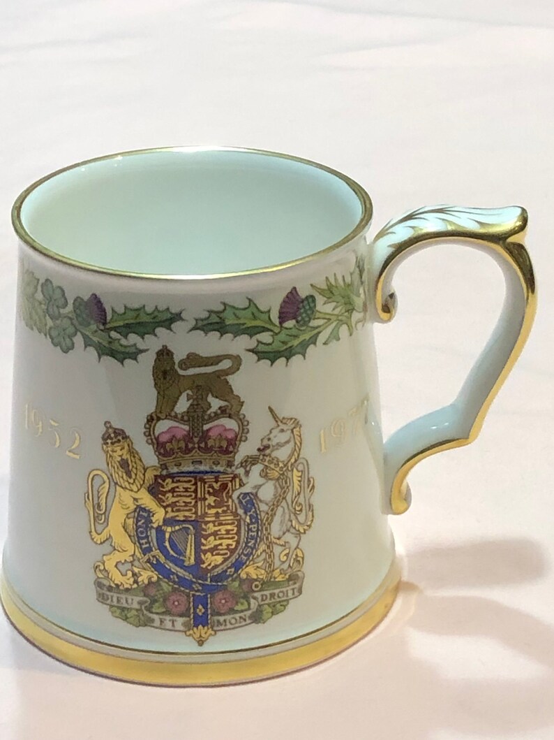 Silver Jubilee Mug 19521977 Spode Bone China England Etsy