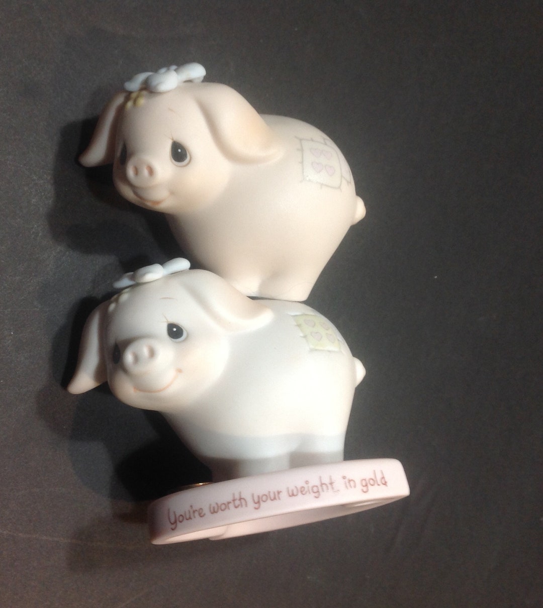 Ceramic Pig Figurines E9282 and E9267 by Jonathan and David Etsy