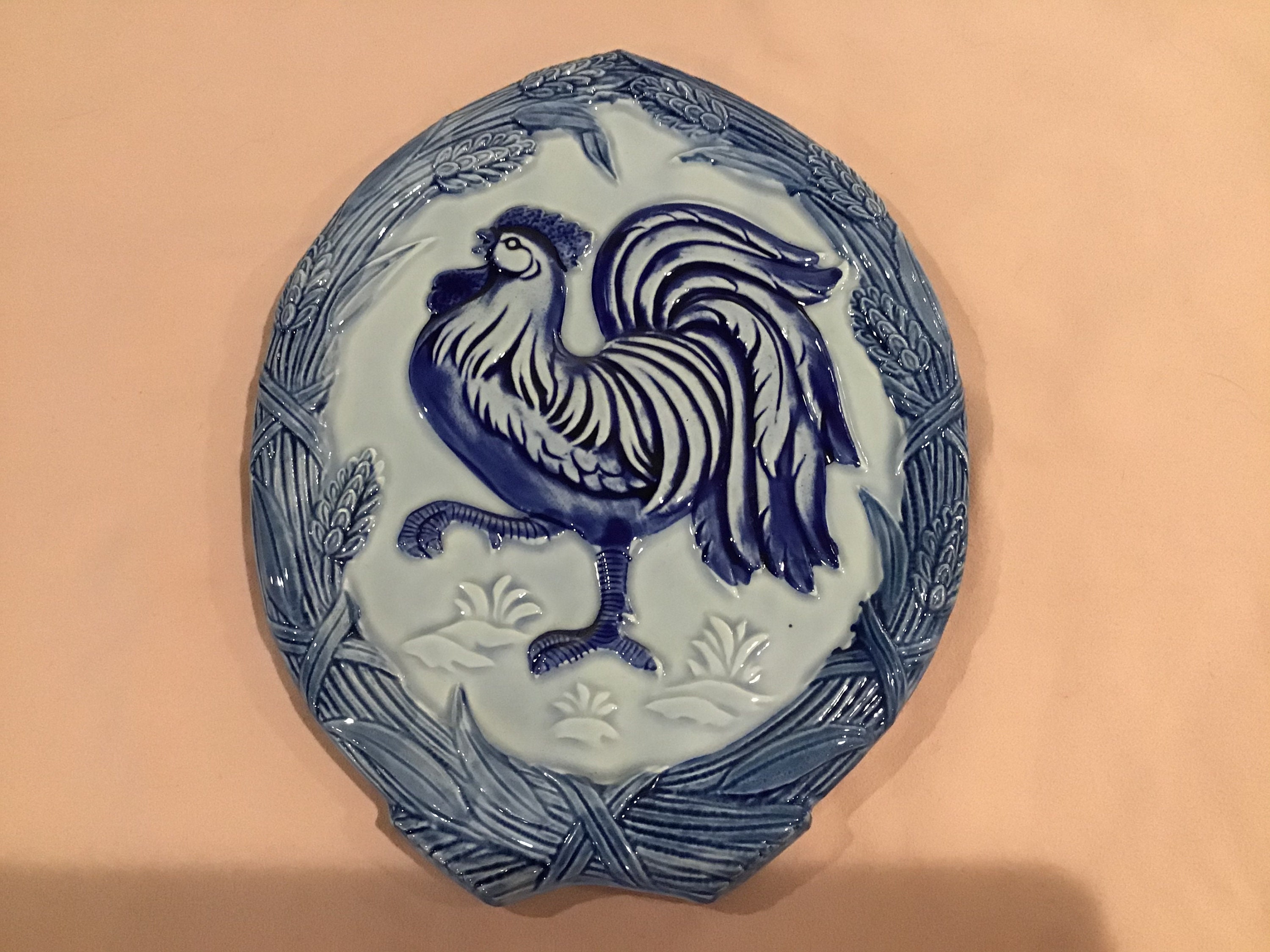 Orvieto Blue ROOSTER: Egg Holder [R]