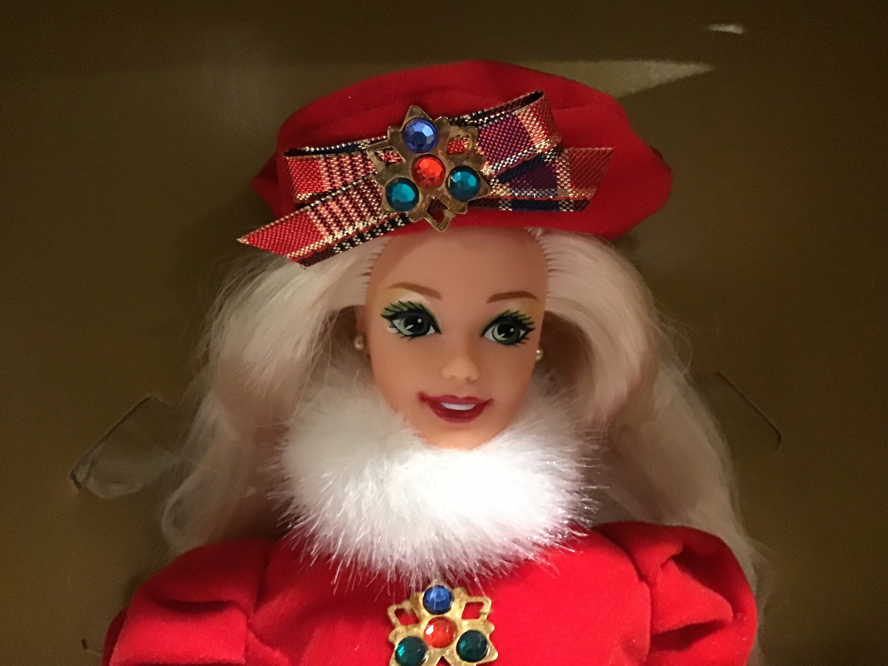 Jewel Princess Barbie 1996 Mattel 7429915826 Limited Edition Winter Princess