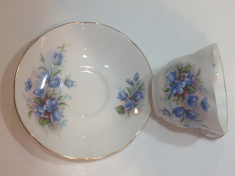 Queens Bone China Tea Cup and Saucer Centenary Dear Pattern Etsy