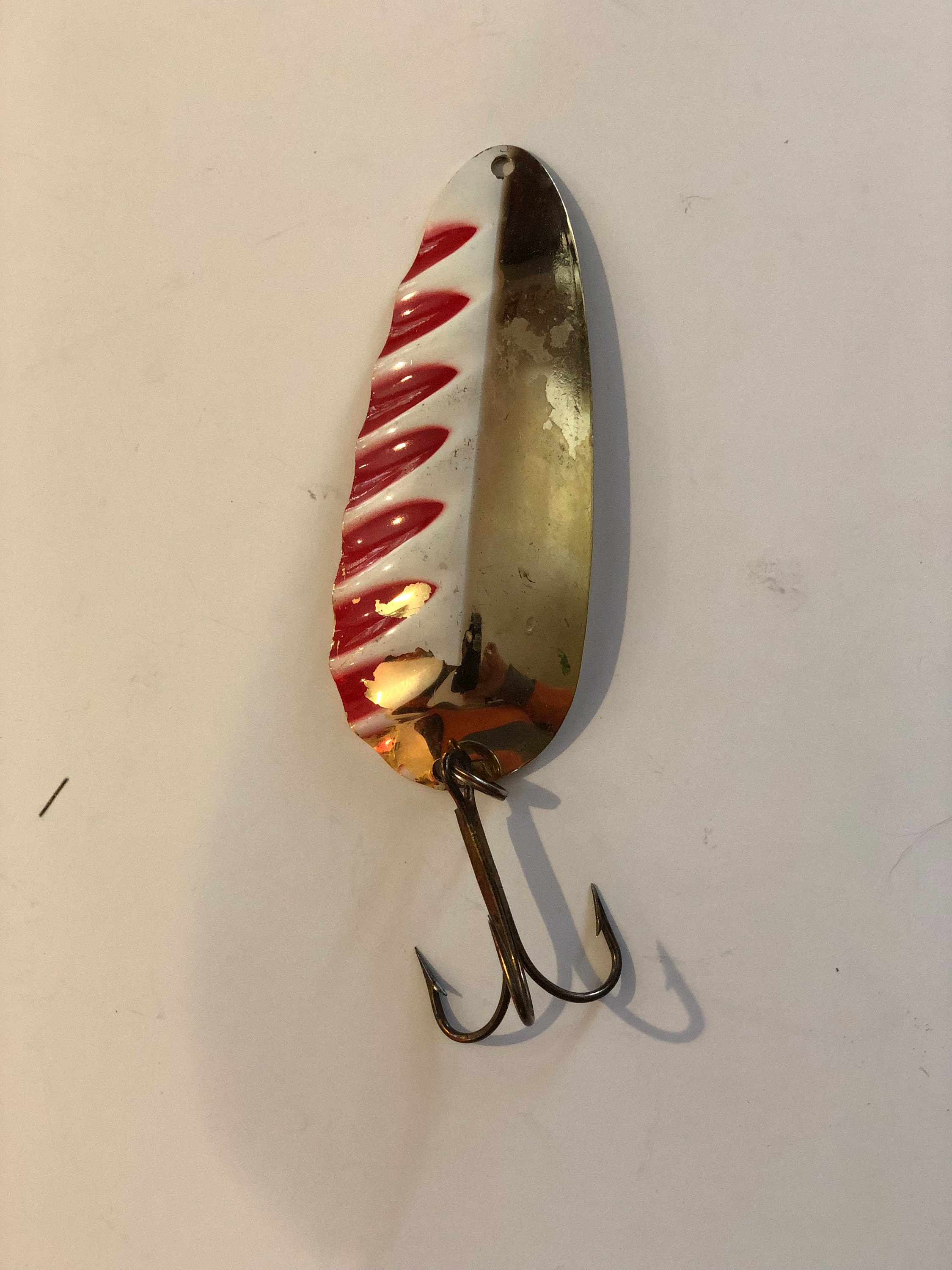 Vintage Lucky Strike Lure, Gold Colored, 4-1/2 Long 