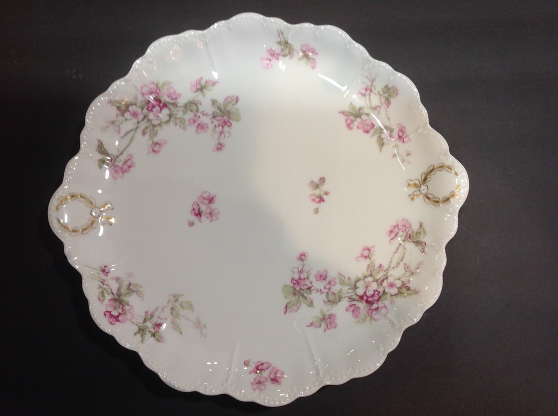 Vintage Haviland France Limoge Serving Platter Cherry Blossom Etsy