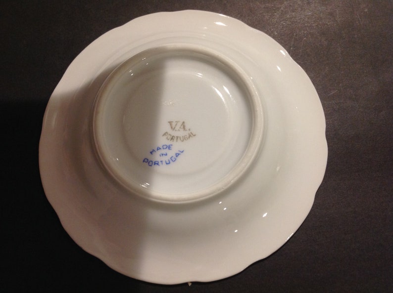 Vista Alegre Demitasse Cup and Saucer made in Portugal Via8 Pattern