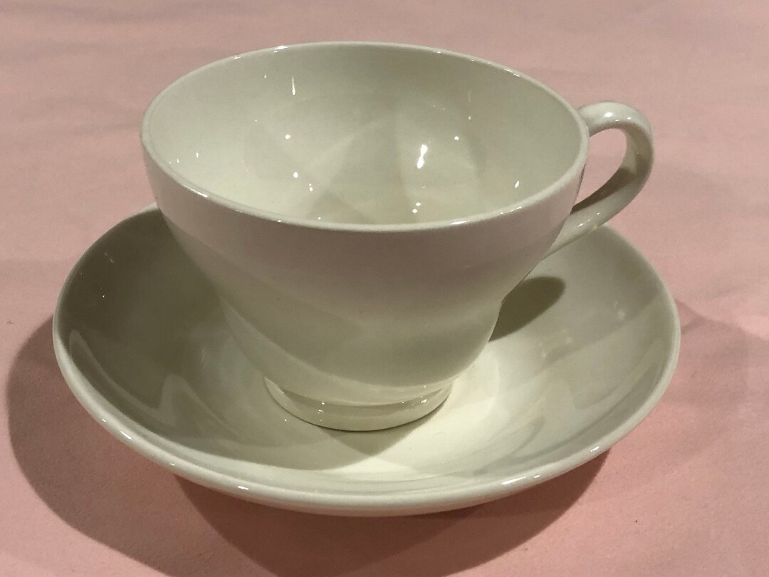 Wedgwood, Etruria & Barlaston. Traditional Queensware, Cup and Saucer