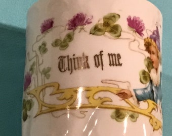 Think of Me, Mug, 8 Oz Capacity, Unmarked as to Maker