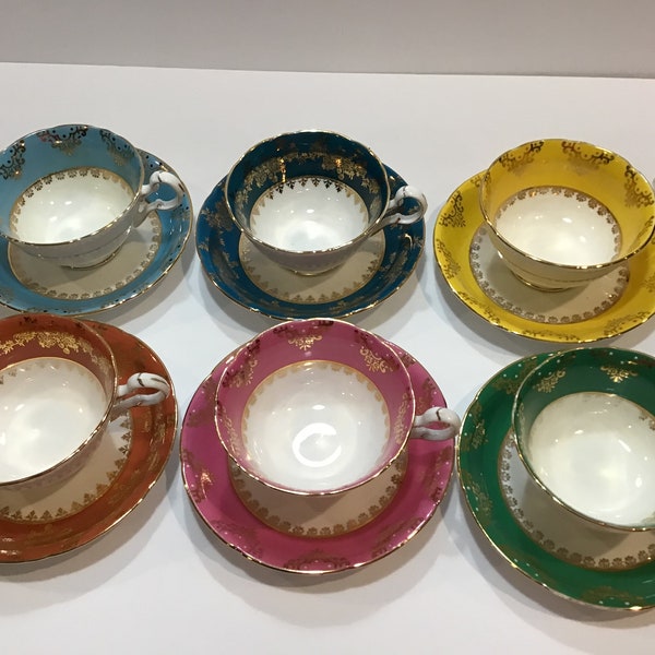 Royal Grafton, Bone China Tea Cup, Various Colors