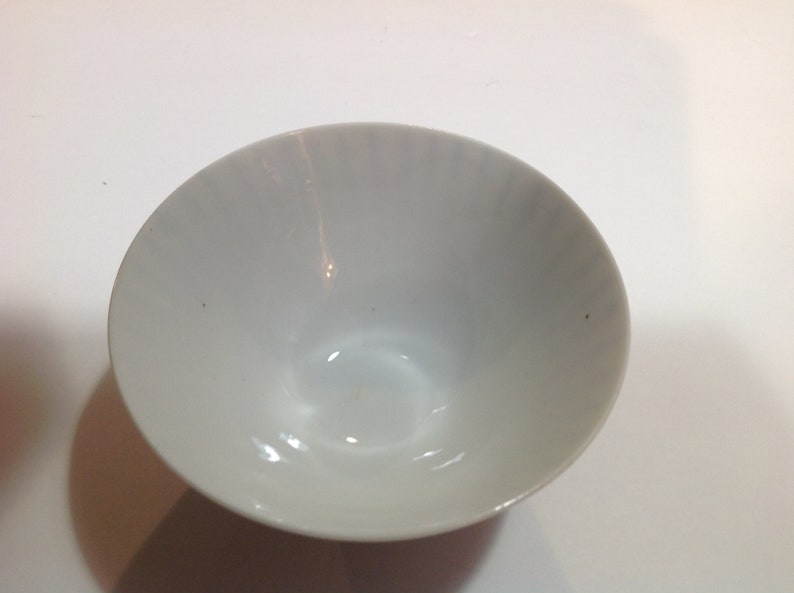 Rice Bowl Blue and White Made in Japan Etsy