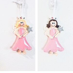 Fairy Princess Ornament // Personalized Christmas Ornament // Godchild Gift // Guardian Angel // In Memory Of Gift // Christmas Angel Gift