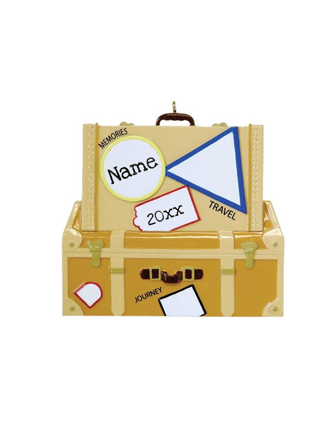 Suitcase Christmas Ornament // Personalized Travel Suitcase Etsy