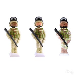 Personalized Military Ornament // Army in Fatigues Ornament // Military Ornament // Hand Personalized Ornament // Veteran
