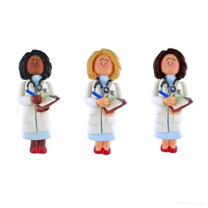 Doctor Ornament // Personalized Gift for Medical Professional // Custom Christmas Gift // New Doctor // Med School Graduate Gift