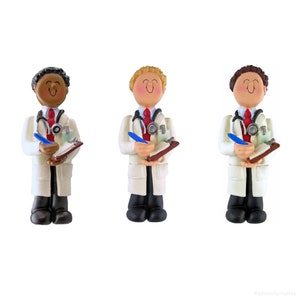 Doctor Ornament // Personalized Gift for Medical Professional // Custom Christmas Gift // New Doctor // Med School Graduate Gift