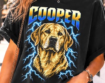 Custom Pet Shirt, Personalized Comfort Colors Pet Shirt, Heavy Metal, Bootleg, Dog Face Tee, Cat Photo Shirt, Pet Name Shirt, Dog Mom