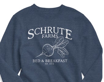 Schrute Farms Sweatshirt - The Office Sweatshirt - Dwight Schrute - Sweater - Bears Beets Battlestar Galactica - Michael Scott - Jim Halpert