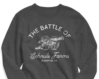 The Office Sweatshirt - Battle of Schrute Farms - Scranton - Dwight Schrute - Dunder Mifflin - Michael Scott - Schrute Farms