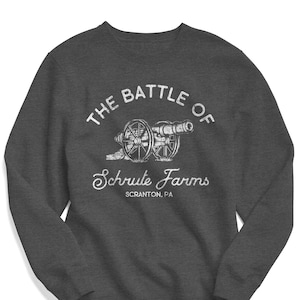 The Office Sweatshirt - Battle of Schrute Farms - Scranton - Dwight Schrute - Dunder Mifflin - Michael Scott - Schrute Farms