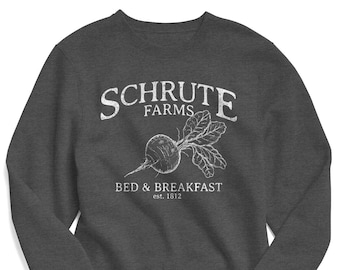 Schrute Farms Sweatshirt, The Office Sweatshirt,  The Office TV Show, The Office Shirts, Schrute Farms Shirt, Schrute Farms Bed & Breakfast