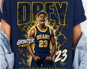 Custom Basketball Photo Shirt, Personalized Player Poster Tee, Basketball Mom, Game Day Shirt, Senior Night Gift, Team Spirit T-Shirt