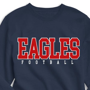 Custom Football Sweatshirt, Game Day Sweatshirt, Football Mom, Team Sports, Team Sweatshirt, Personalized Gift, Football Team